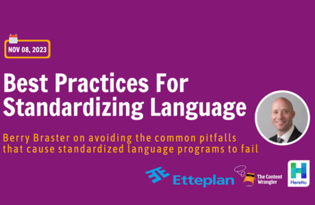 Webinar: Best Practices For Standardizing Language